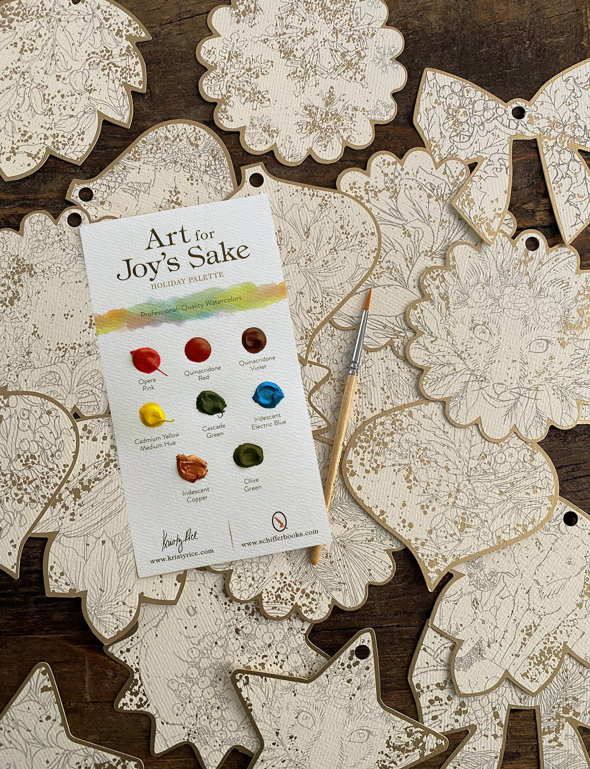 Schiffer - Paint-Your-Own Holiday Decorations