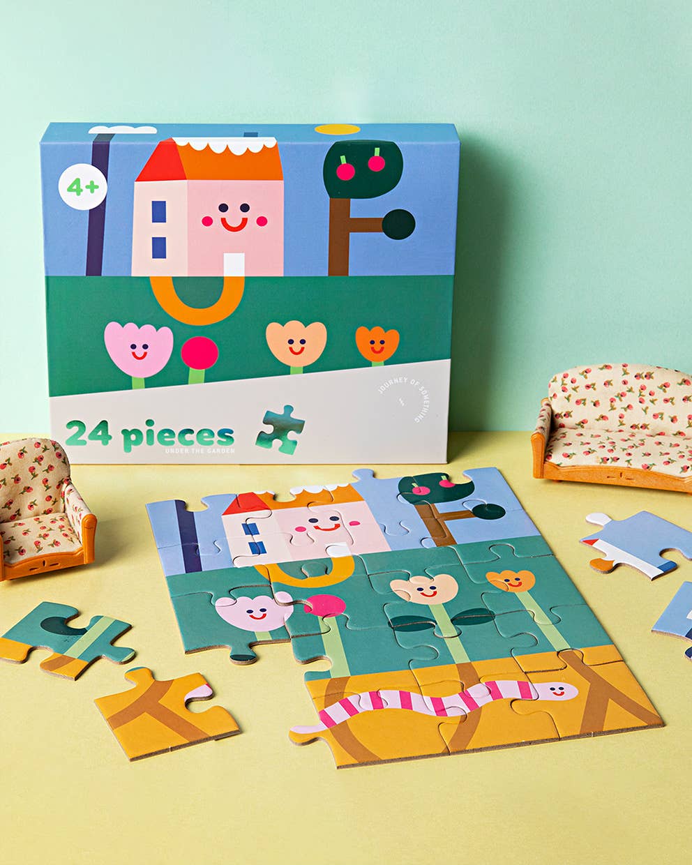 JoS 24 Piece Kids Puzzle - Under the Garden