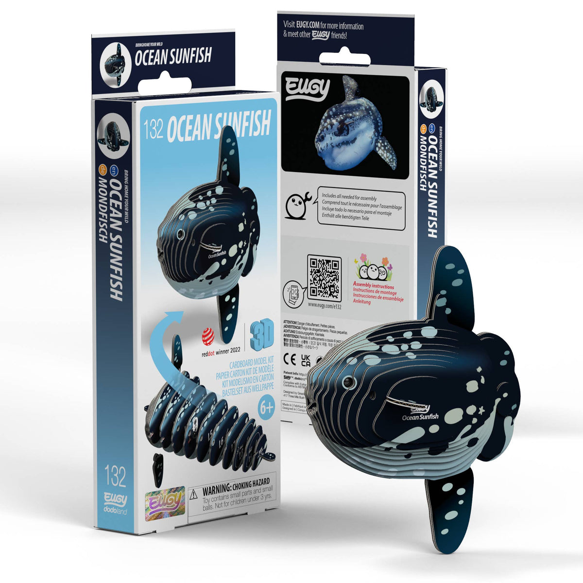 EUGY Ocean Sunfish 3D Puzzle