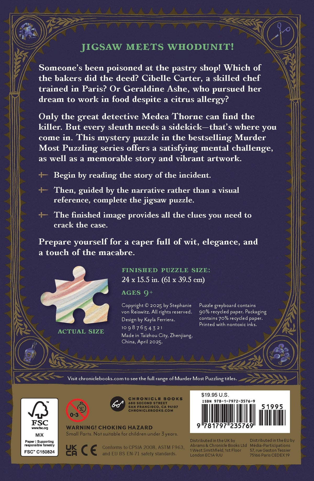 MMP: Poisoned Patisserie 500-Piece Puzzle