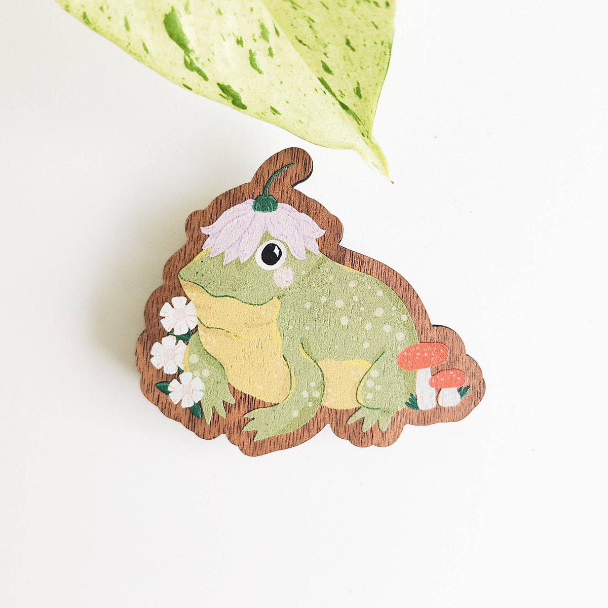 Hoppy toad refrigerator magnet