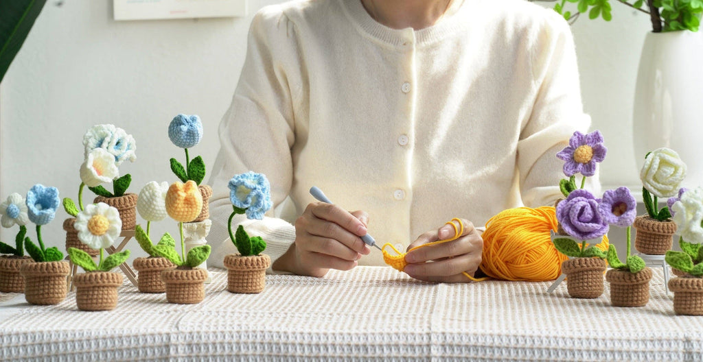 Blue/White Amigurumi
