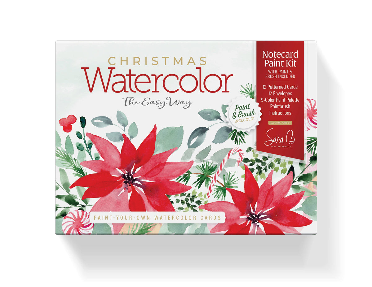Schiffer - Paint-Your-Own Watercolor Xmas