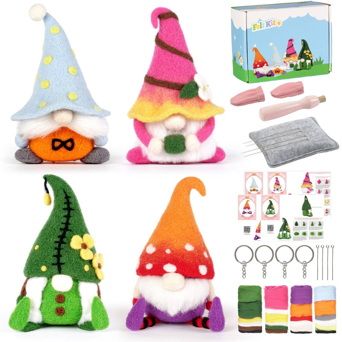 Gnomes Felting Kit