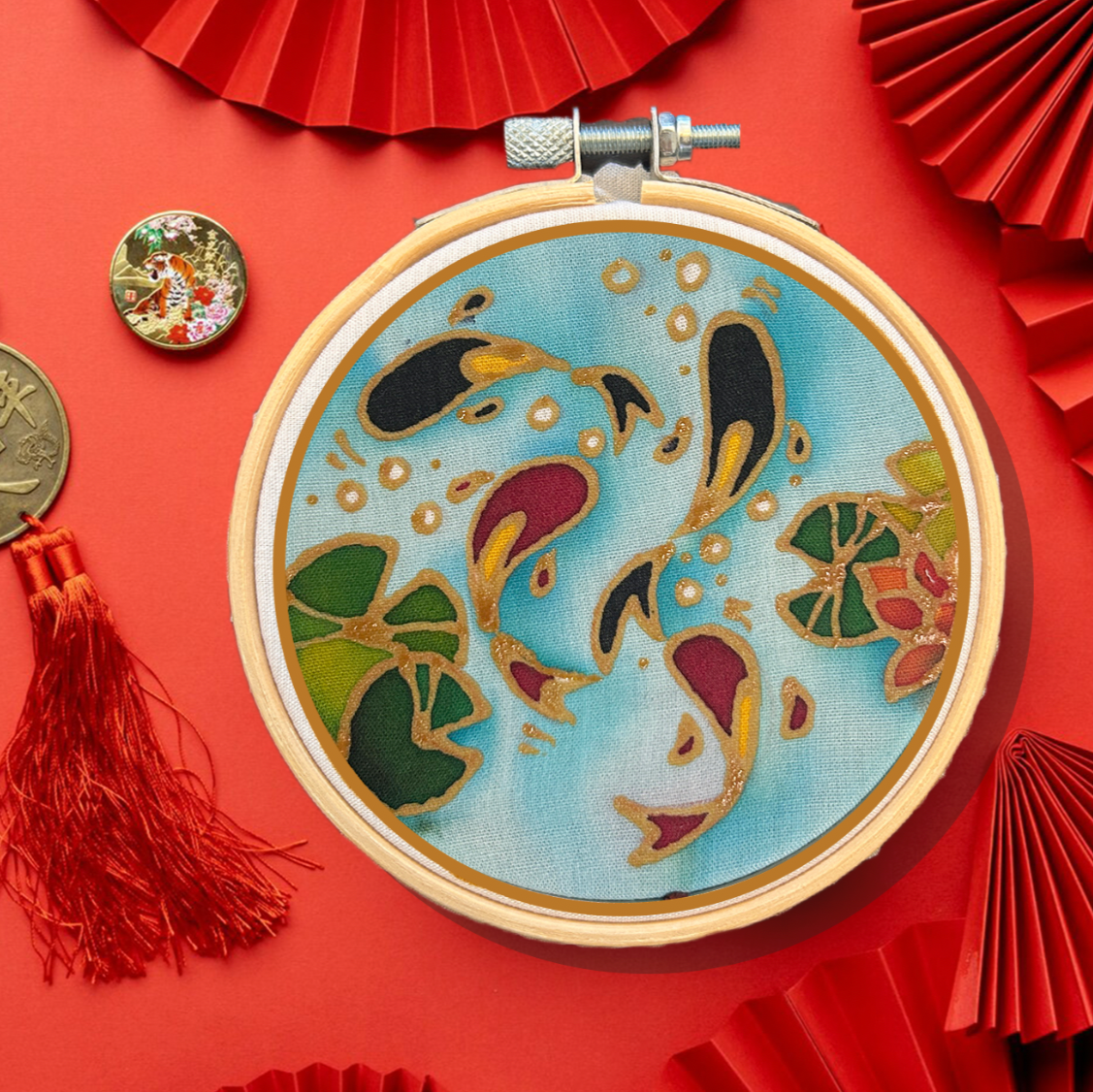 Batik Ying - Lucky Koi