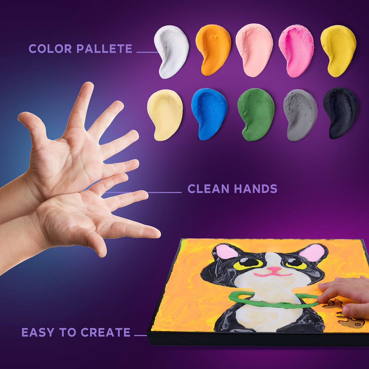 OKTO Cat Clay by Numbers