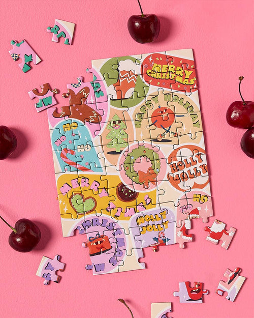 Journey of Something USA - Greeting Jigsaw Puzzle Card with Envelope - Happy Holiday