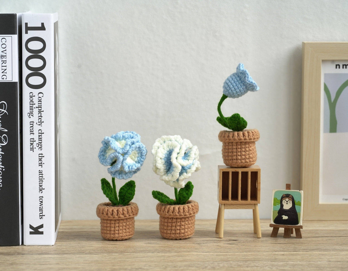 Blue/White Amigurumi