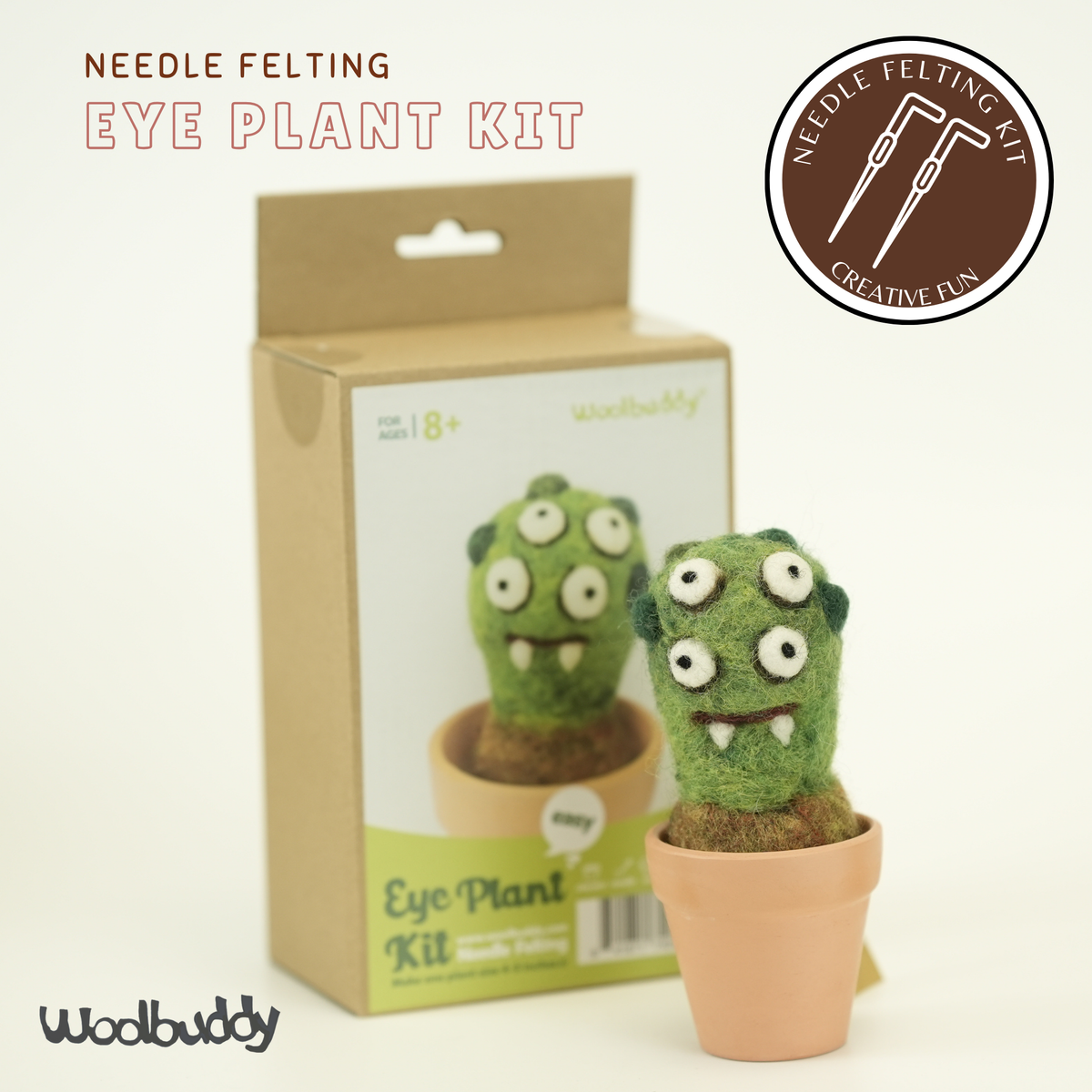 Eye Plant Needle Felting Kit