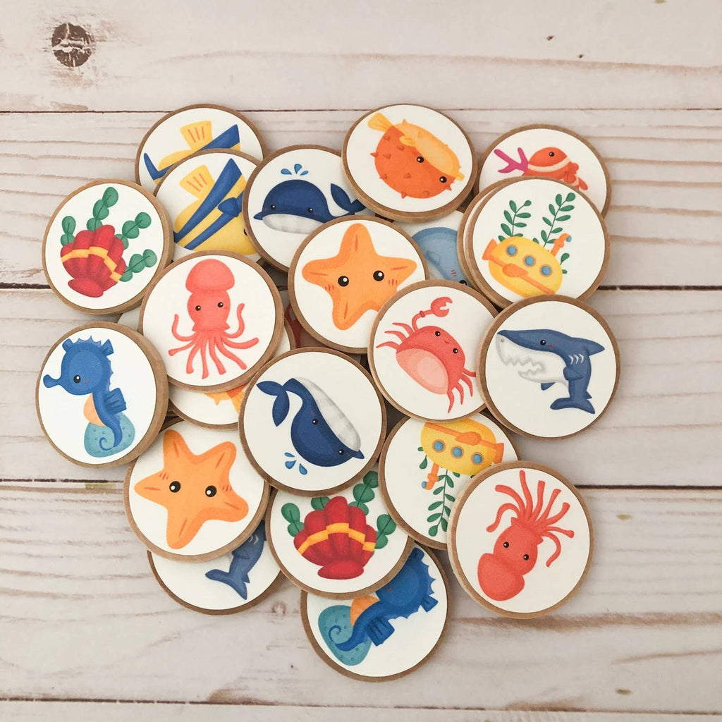 Under the Sea Animals  Matching Game